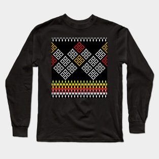 beautiful fabric pattern Long Sleeve T-Shirt